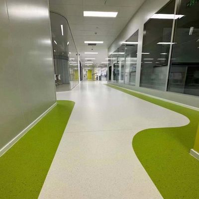 एंटीस्टेटिक क्लीनरूम पीवीसी फर्श, अस्पताल के लिए ईएसडी समरूप विनाइल फर्श रोल