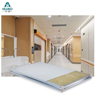 हस्तनिर्मित क्लीनरूम रॉक वूल सैंडविच पैनल ध्वनि इन्सुलेशन अग्निरोधक